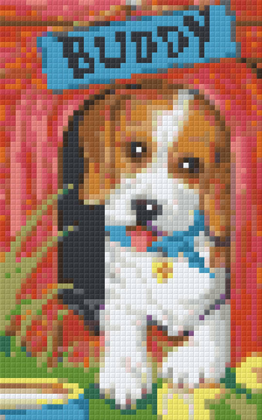 Buddy's Home Two [2] Baseplate PixelHobby Mini-mosaic Art Kit